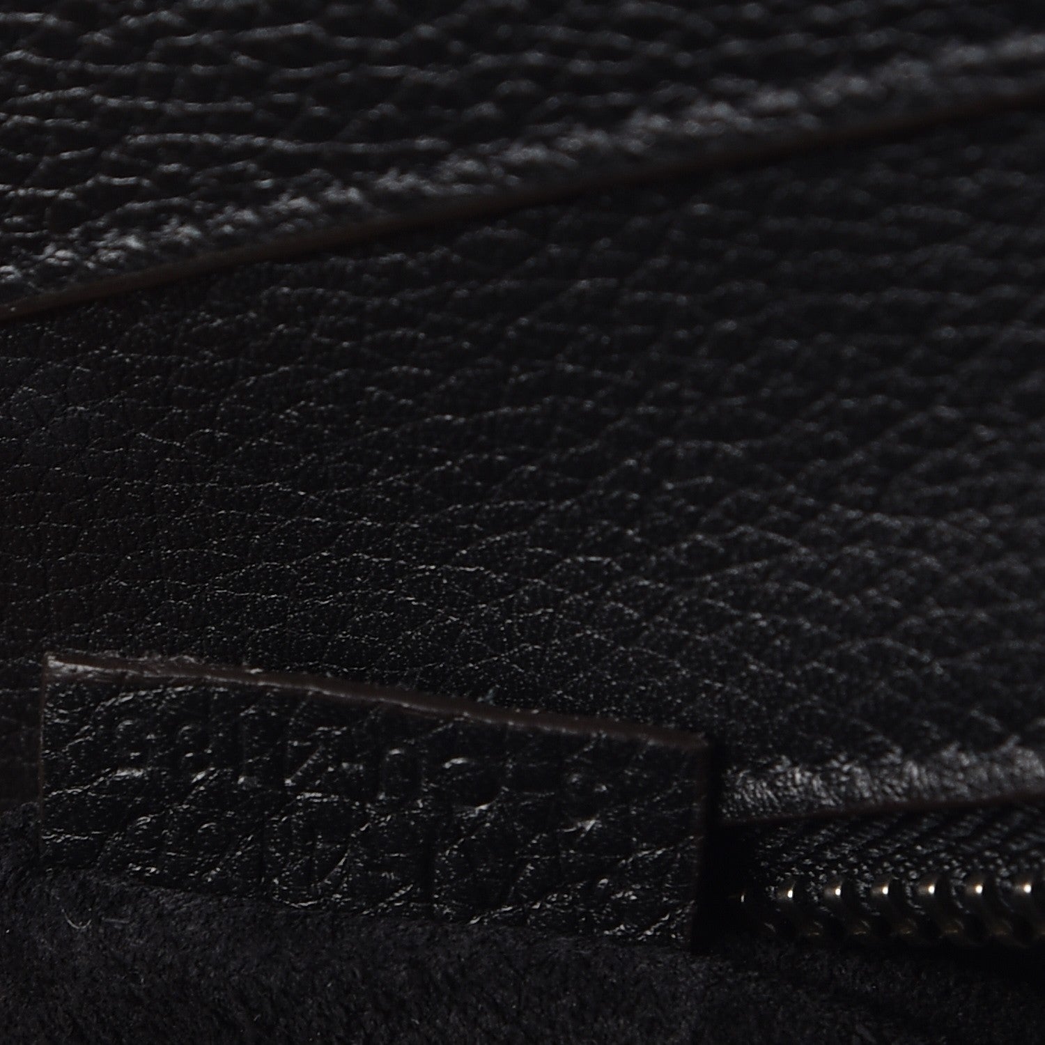 Celine Drummed Calfskin Mini Luggage Black 8 of 9