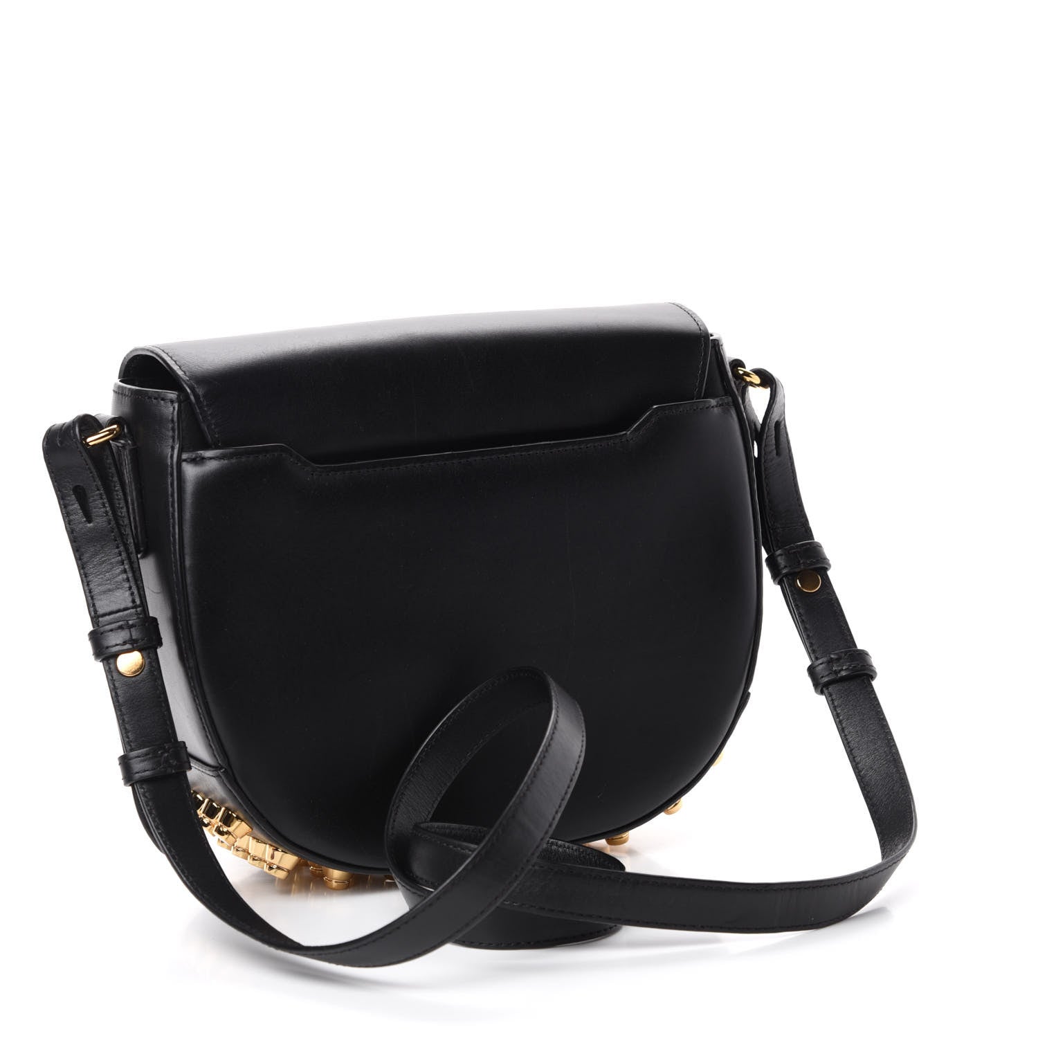 Alexander Wang Calfskin Lia Black Pale Gold Hardware 3 of 11