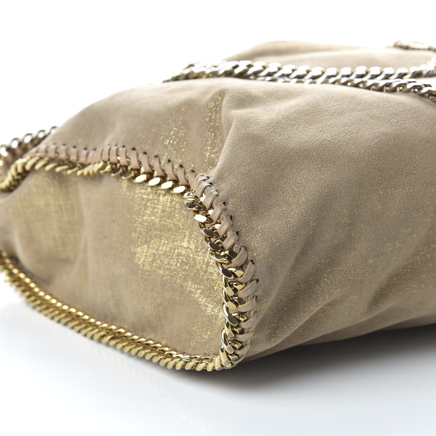 Shaggy Deer Big Falabella Tote Gold