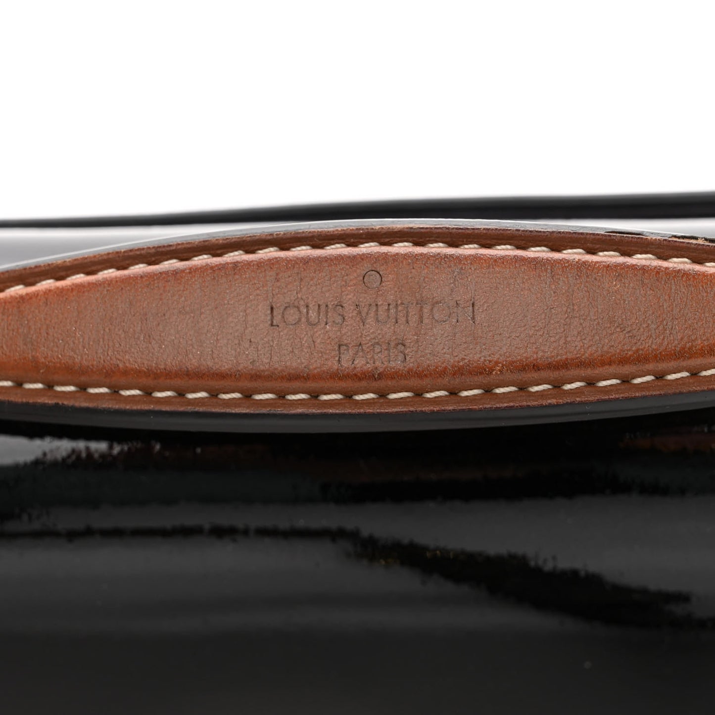 Patent Calfskin Monogram Cherrywood BB Black