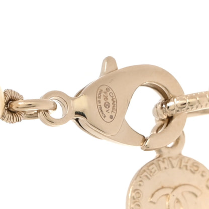 Chanel Pearl CC 100th Anniversary Necklace Light Gold 4 of 5