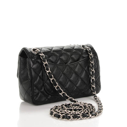 Chanel Caviar Quilted Mini Rectangular Flap Black 3 of 7
