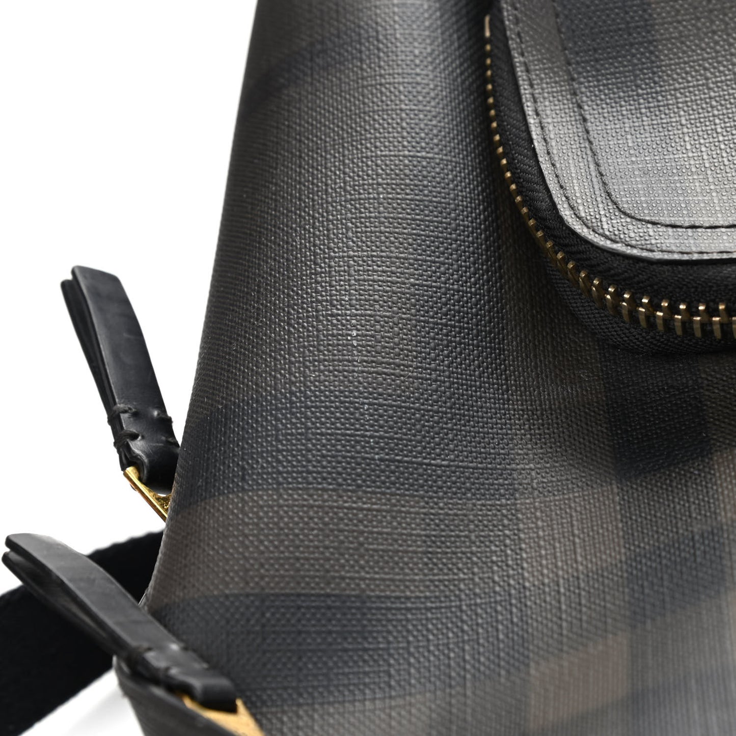 Smoked Check Backpack Black Brown