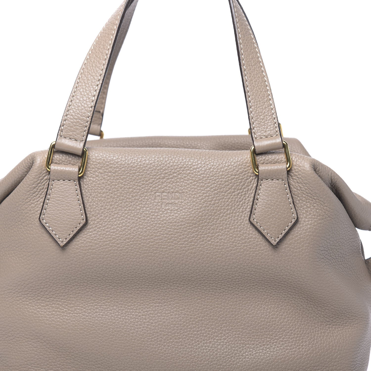 Fendi Vitello Satchel Tortora 8 of 10