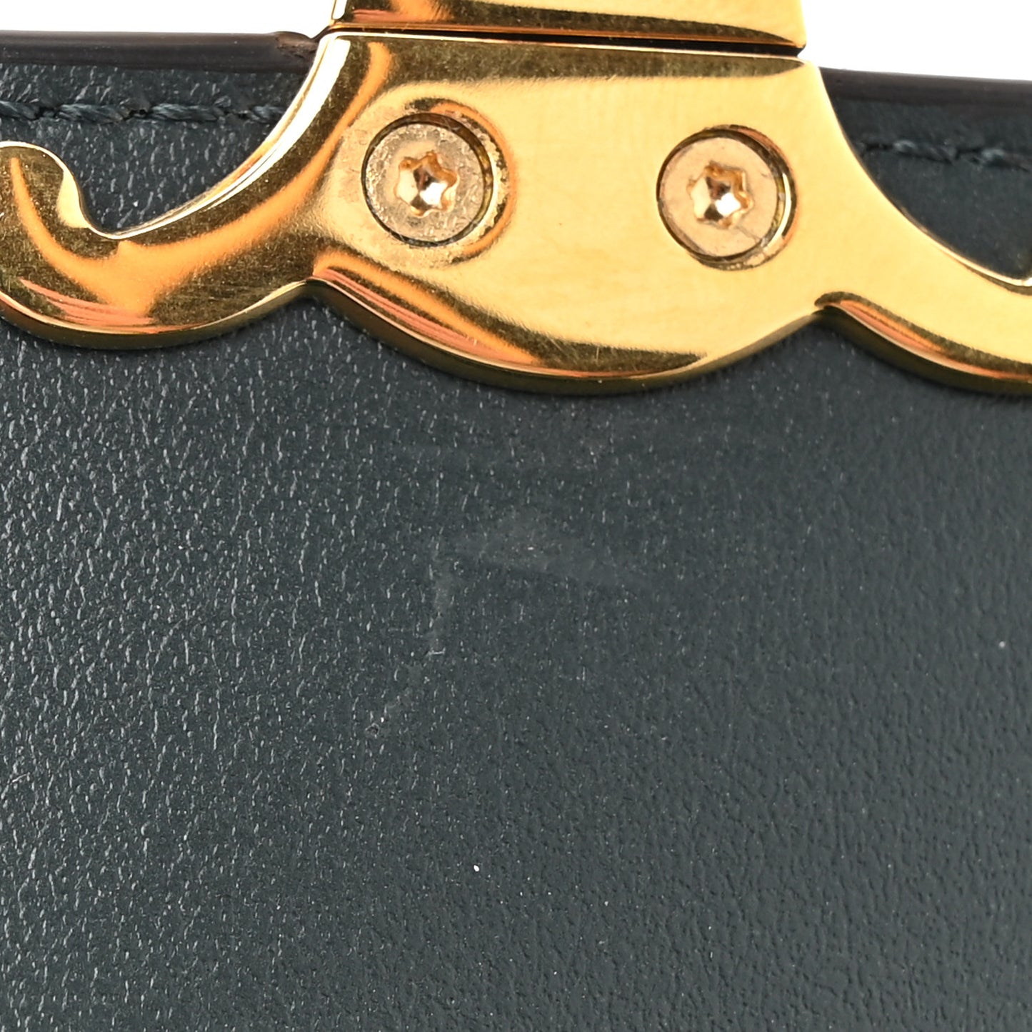 Shiny Smooth Lambskin Small Triomphe Wallet Amazone