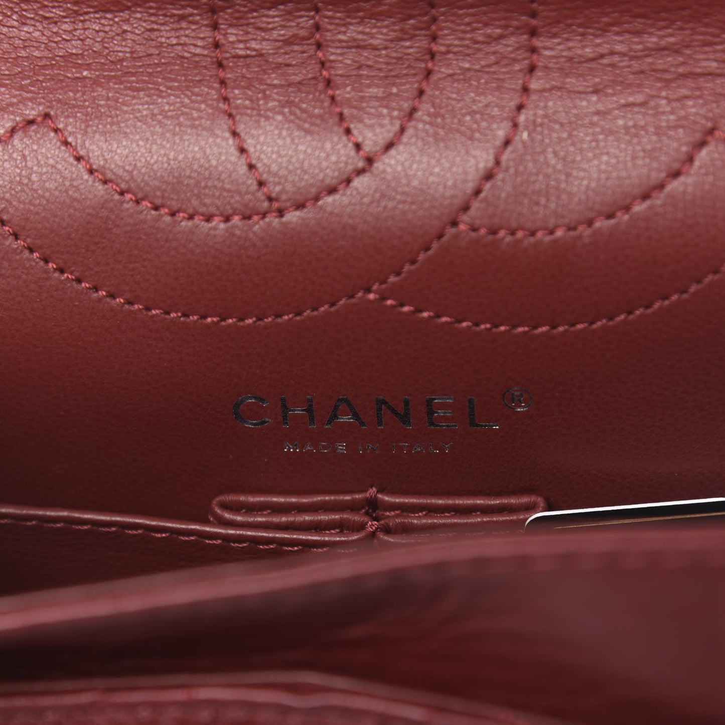 Aged Calfskin Quilted 2.55 Reissue 226 Flap Red