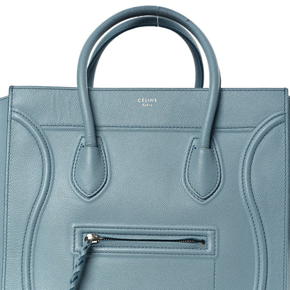 Celine Supple Calfskin Medium Phantom Luggage Slate Blue 9 of 17