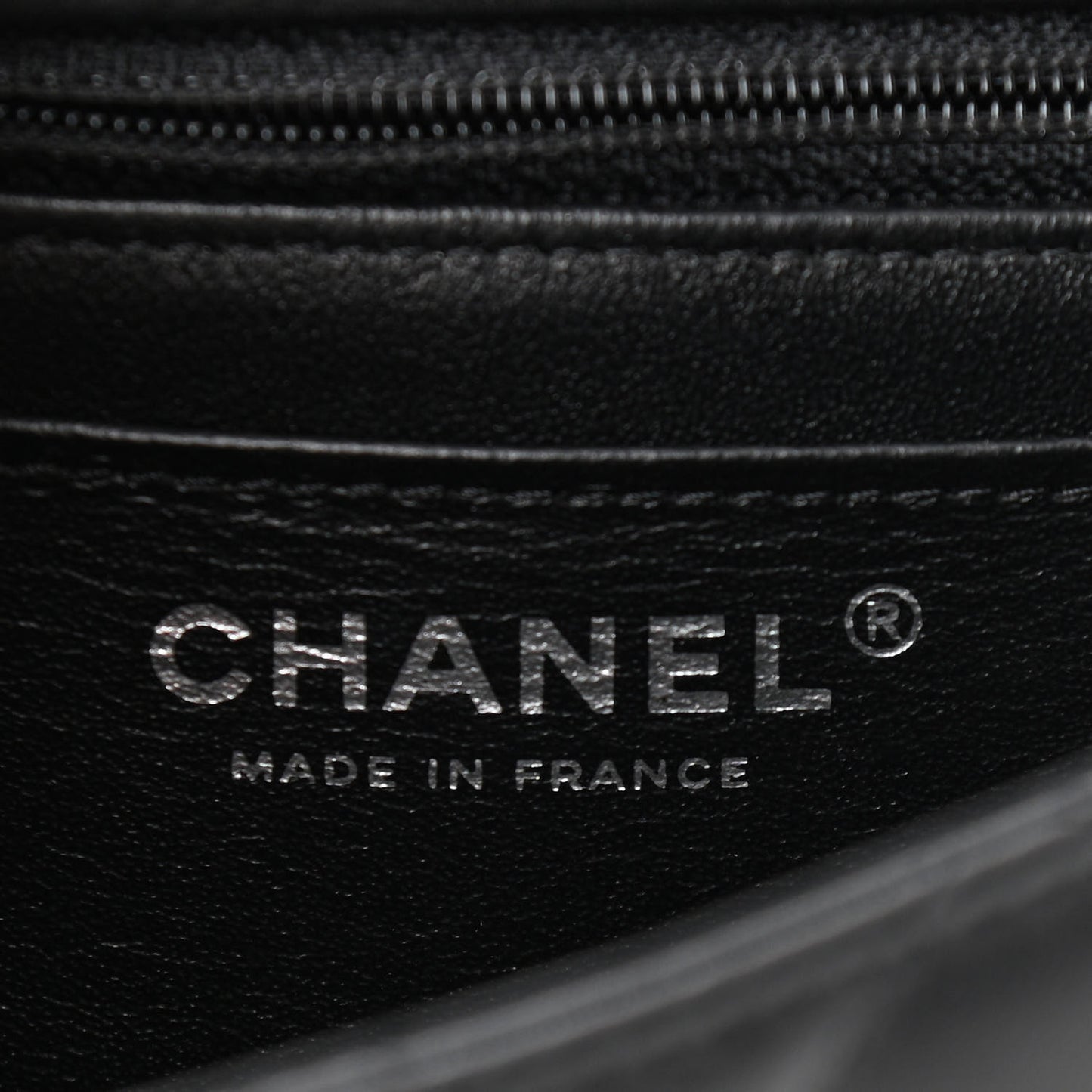 Lambskin Quilted Mini Square Flap Black