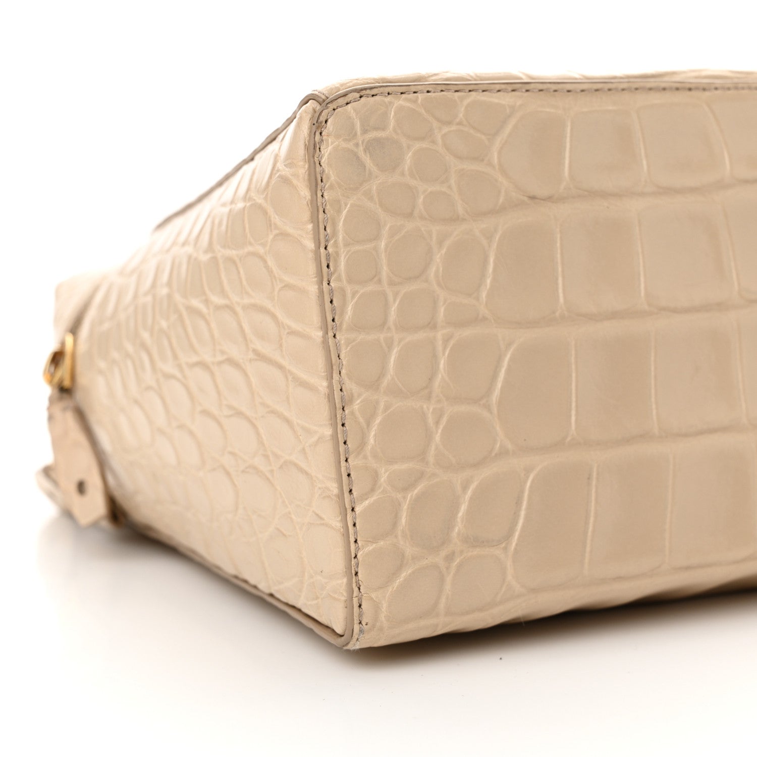 Loro Piana Alligator Extra Bag L27 Beige 8 of 13
