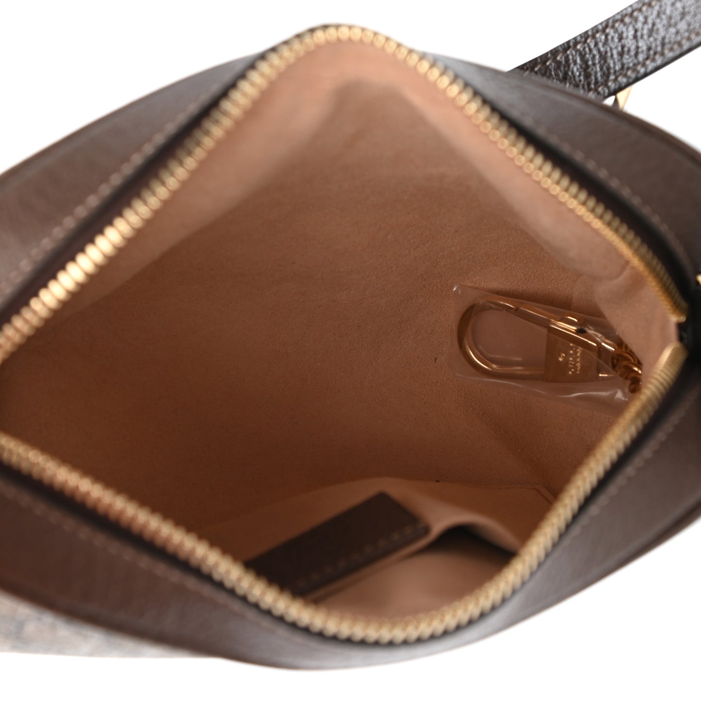 GG Supreme Monogram Web Mini Ophidia Shoulder Bag Brown