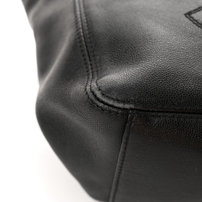 Chanel Caviar Tortoise Timeless CC Tote Black 14 of 15