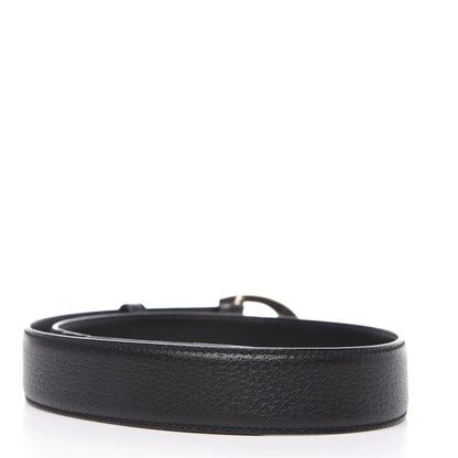 Gucci Calfskin G Buckle Belt 75 30 Black 2 of 5