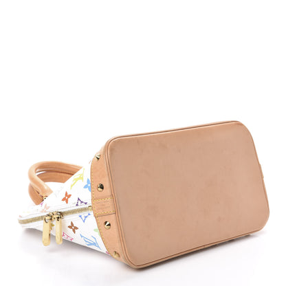 Louis Vuitton Monogram Multicolor Alma White 4 of 9