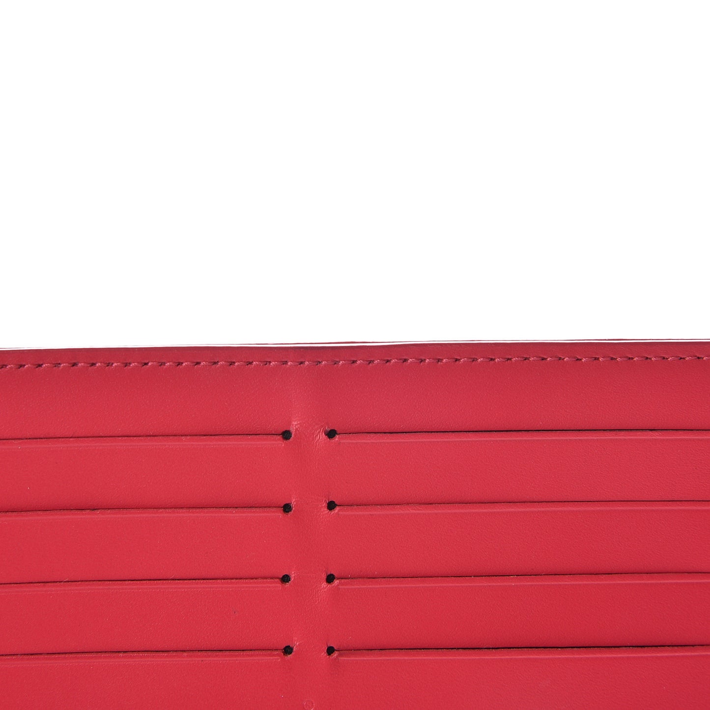 Calfskin Felicie Card Holder Insert Hot Pink
