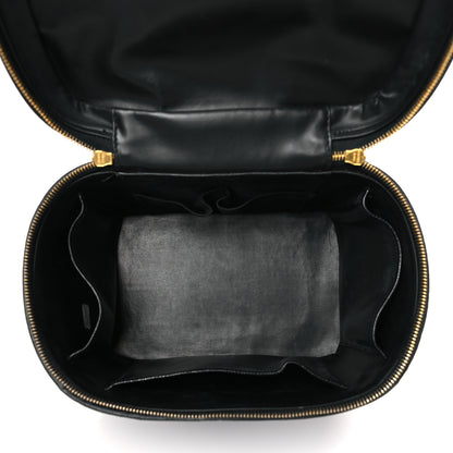 Chanel Caviar CC Vanity Train Case Black 5 of 10