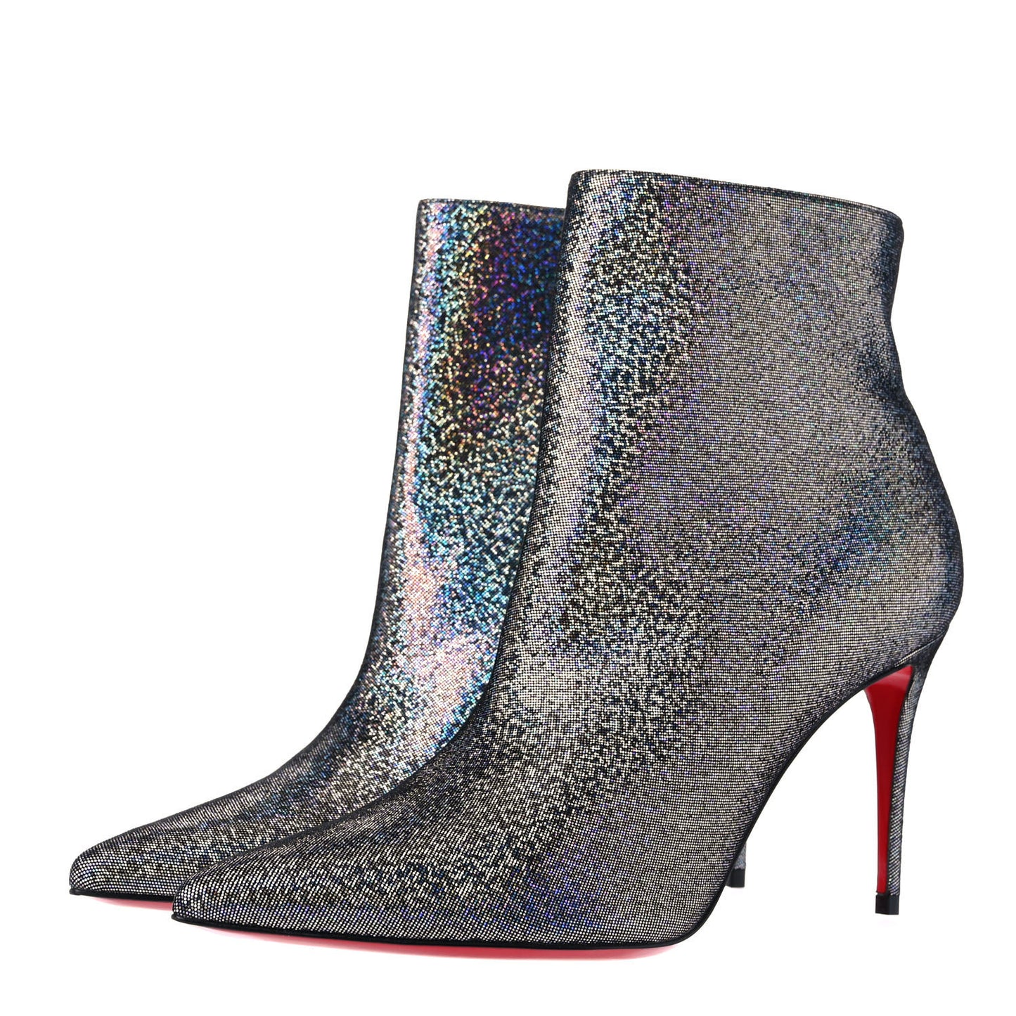 Glitter So Kate Booty 85 Disco Queen Ankle Boots 38 Silver Multicolor