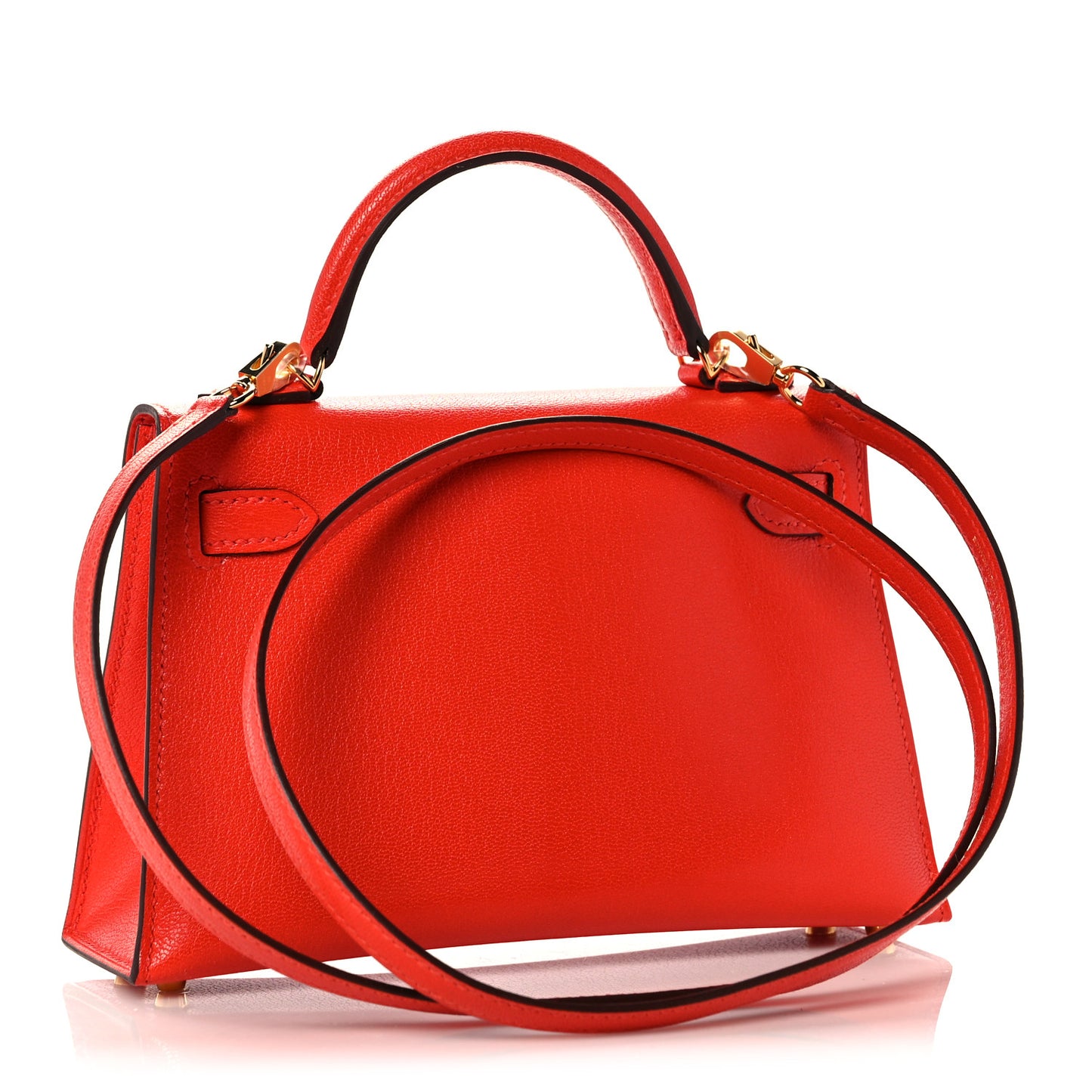 Chevre Mysore Mini Kelly Sellier 20 Capucine