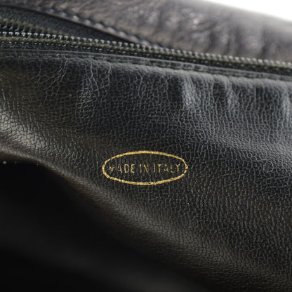 Chanel Lambskin Quilted Drawstring Bucket Bag Black 6 of 8