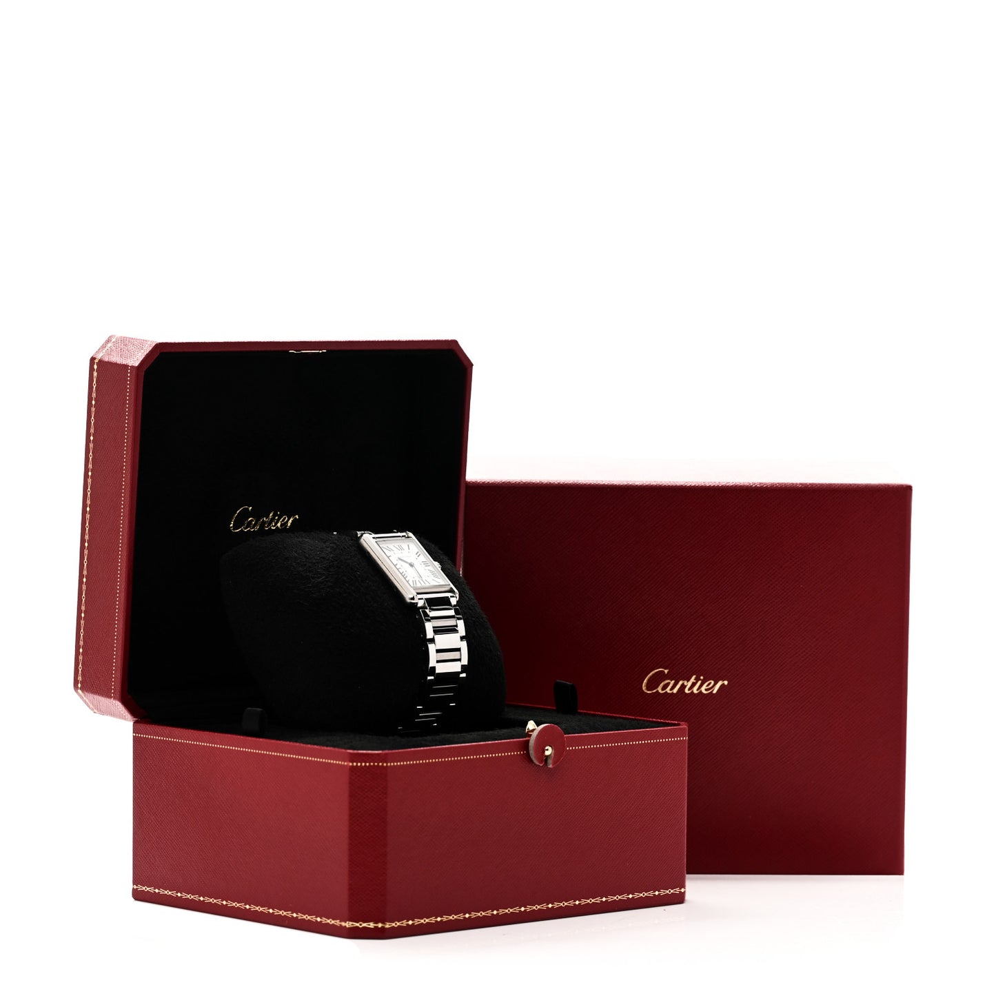 Stainless Steel 25mm Must de Cartier Tank Quartz Watch