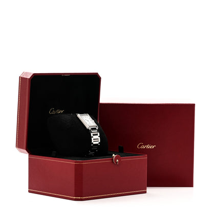 Cartier Stainless Steel 25mm Must de Cartier Tank Quartz Watch 5 of 5