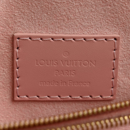 Louis Vuitton Damier Ebene Caissa Clutch Rose Ballerine 6 of 11