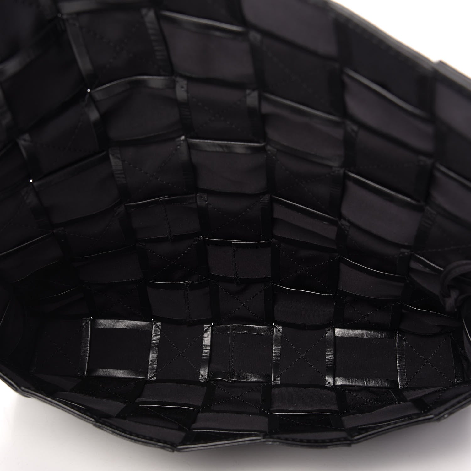 Bottega Veneta Paper Calfskin Intrecciato Stretch Cassette Black 6 of 10