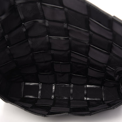 Bottega Veneta Paper Calfskin Intrecciato Stretch Cassette Black 6 of 10