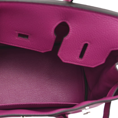 Hermes Togo Birkin 30 Rose Pourpre 5 of 10