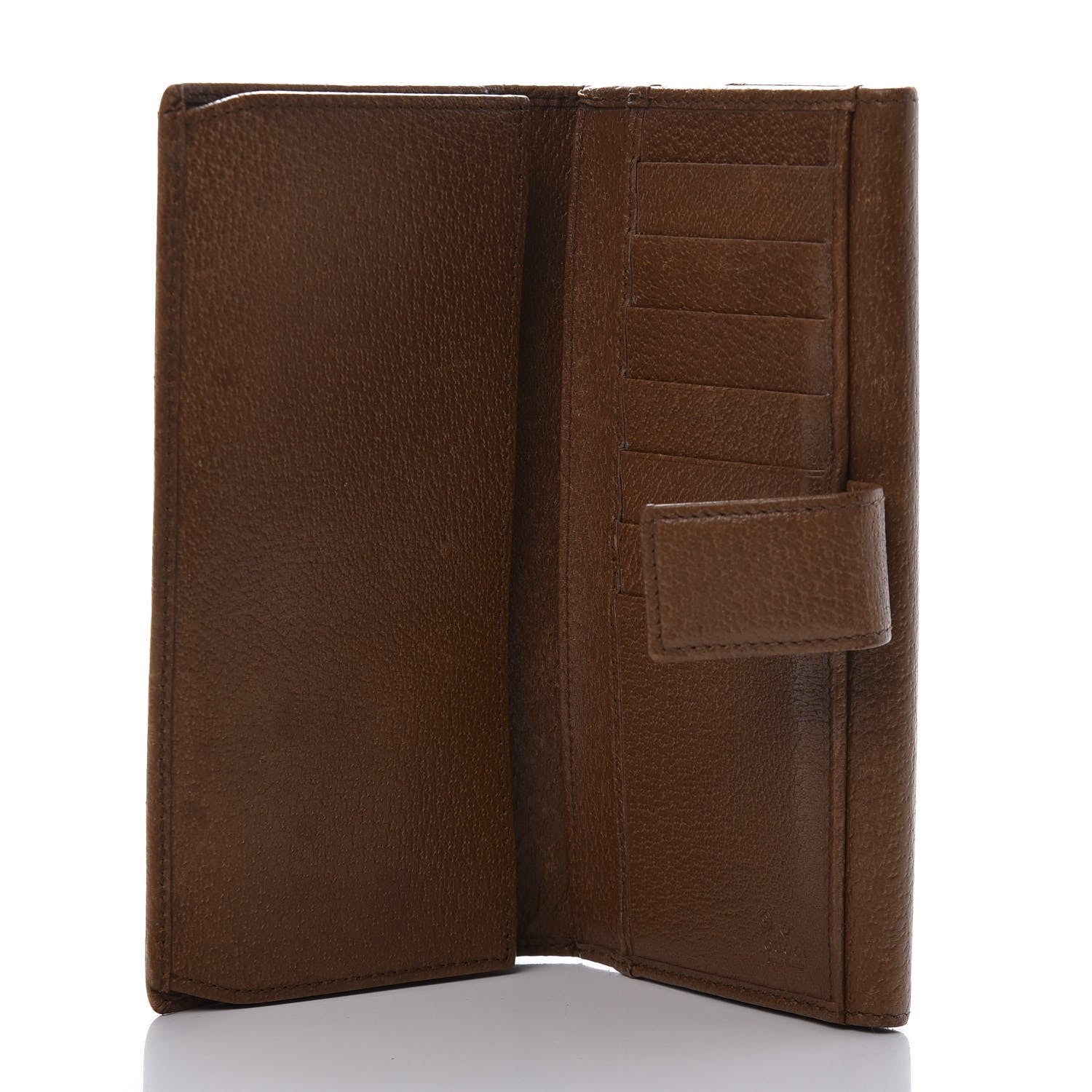 Gucci Calfskin Studded Soho Continental Wallet Brown 5 of 9
