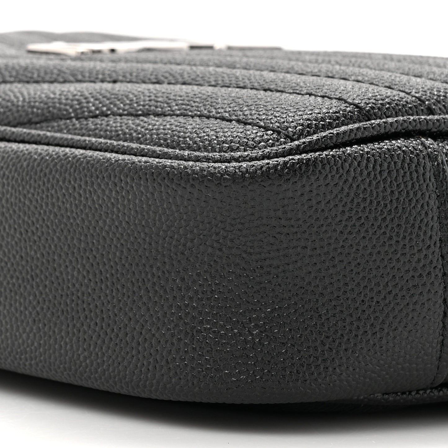 Grain De Poudre Matelasse Monogram Mini Lou Camera Bag Black