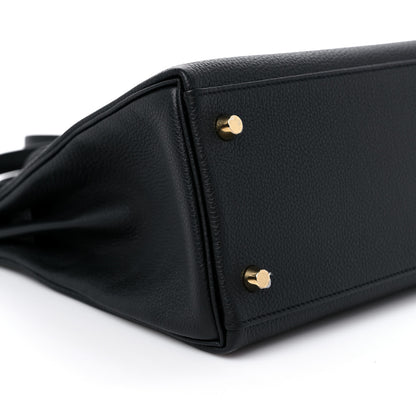 Hermes Togo Kelly Retourne 28 Black 8 of 10
