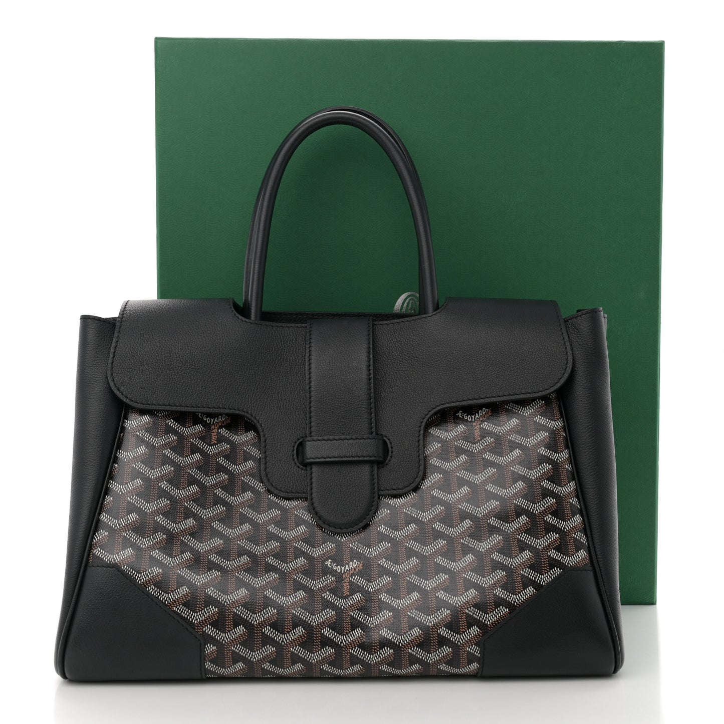 Goyardine Saigon Tote Black