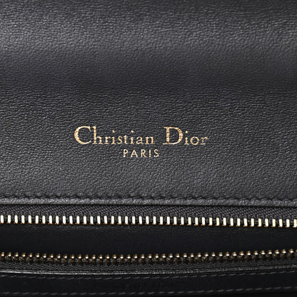 Christian Dior Metallic Patent Micro-Cannage Medium Diorama Flap Bag Red 6 of 15