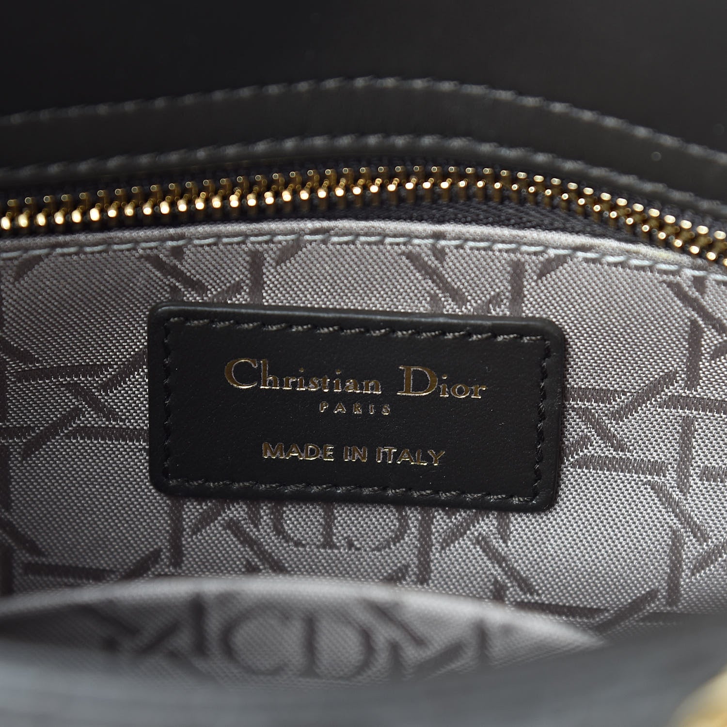 Christian Dior Lambskin Cannage Small Lucky Badges My Lady Dior Black 6 of 12