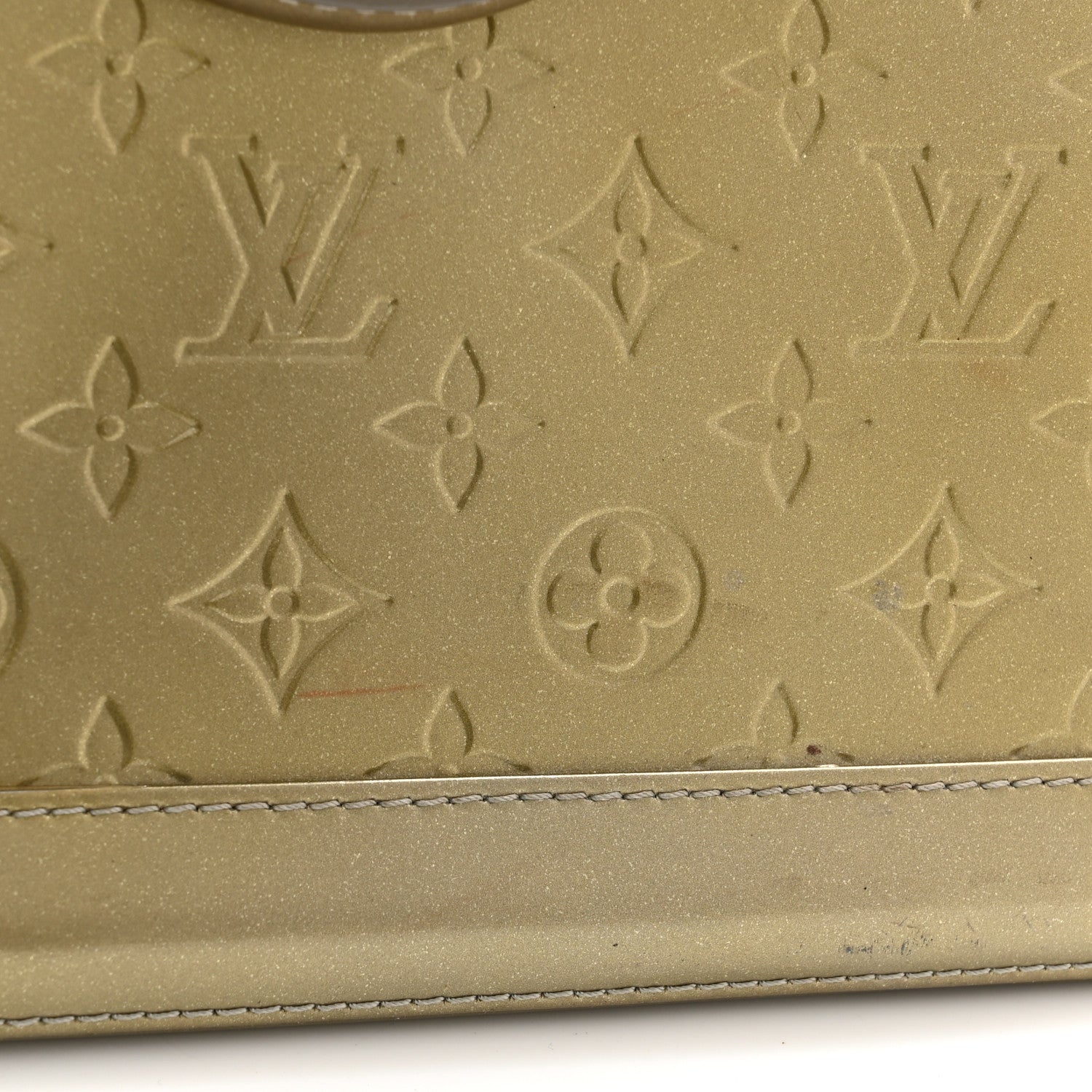 Louis Vuitton Vernis Alma MM Givre 13 of 13