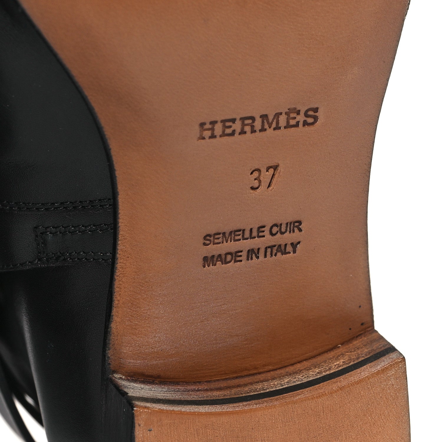 Hermes Calfskin Neo Ankle Boots 37 Black 7 of 10