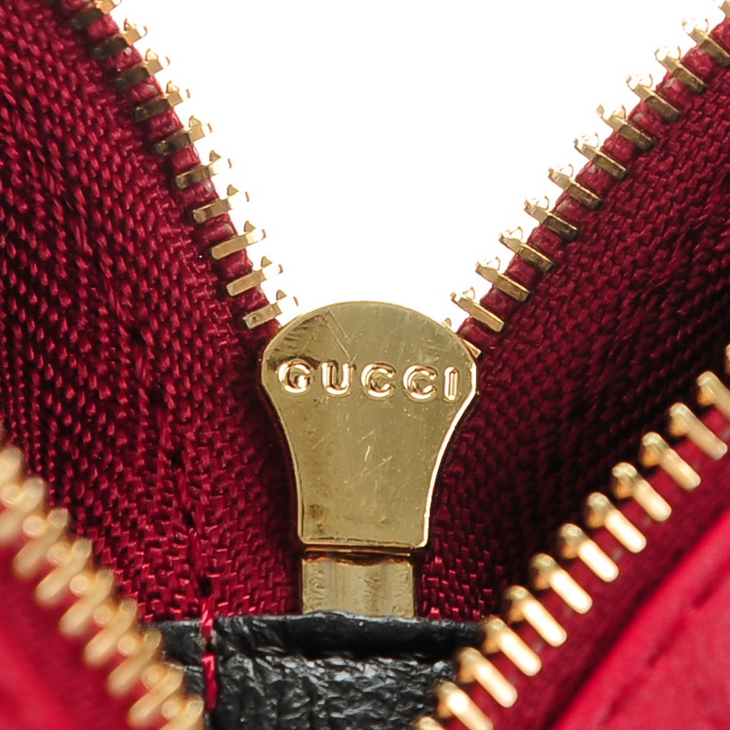 Guccissima Mini Boston Bag Charm Raspberry Red