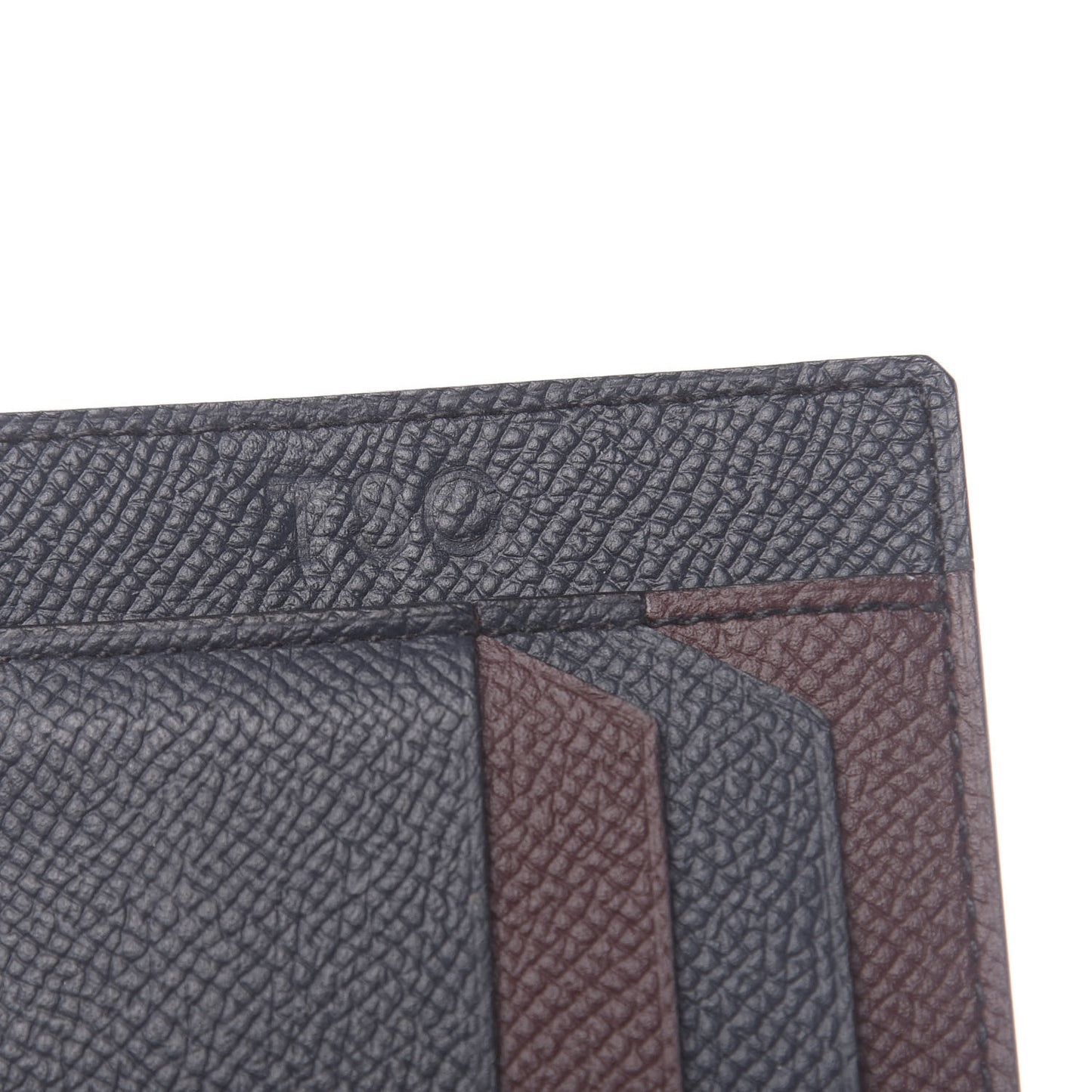 Epsom City 8CC Colorblock Card Holder Bleu Indigo Bordeaux