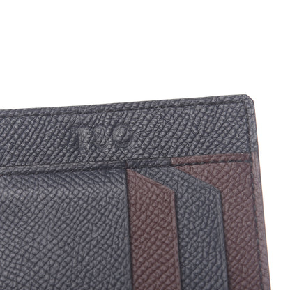 Hermes Epsom City 8CC Colorblock Card Holder Bleu Indigo Bordeaux 7 of 7