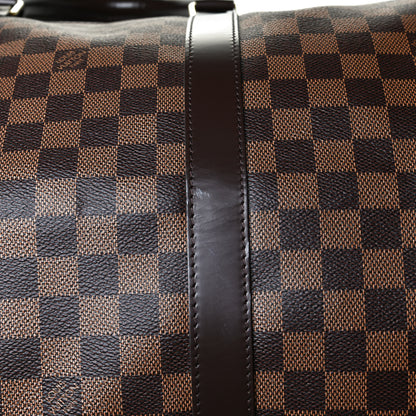 Louis Vuitton Damier Ebene Keepall Bandouliere 55 8 of 12