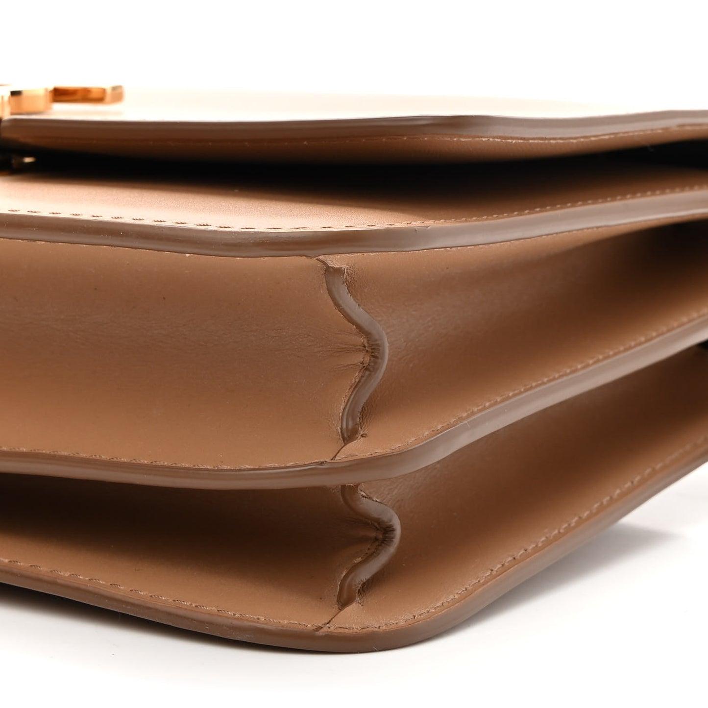 Calfskin Medium TB Bag Brown