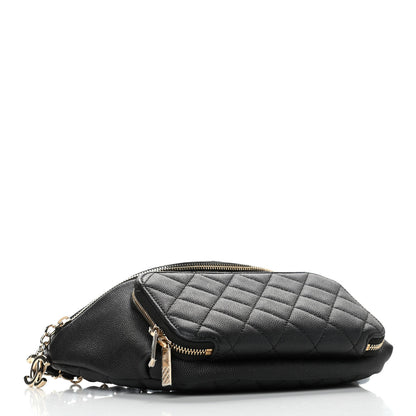 Chanel Caviar Quilted Business Affinity Waist Belt Bag Black 3 of 5