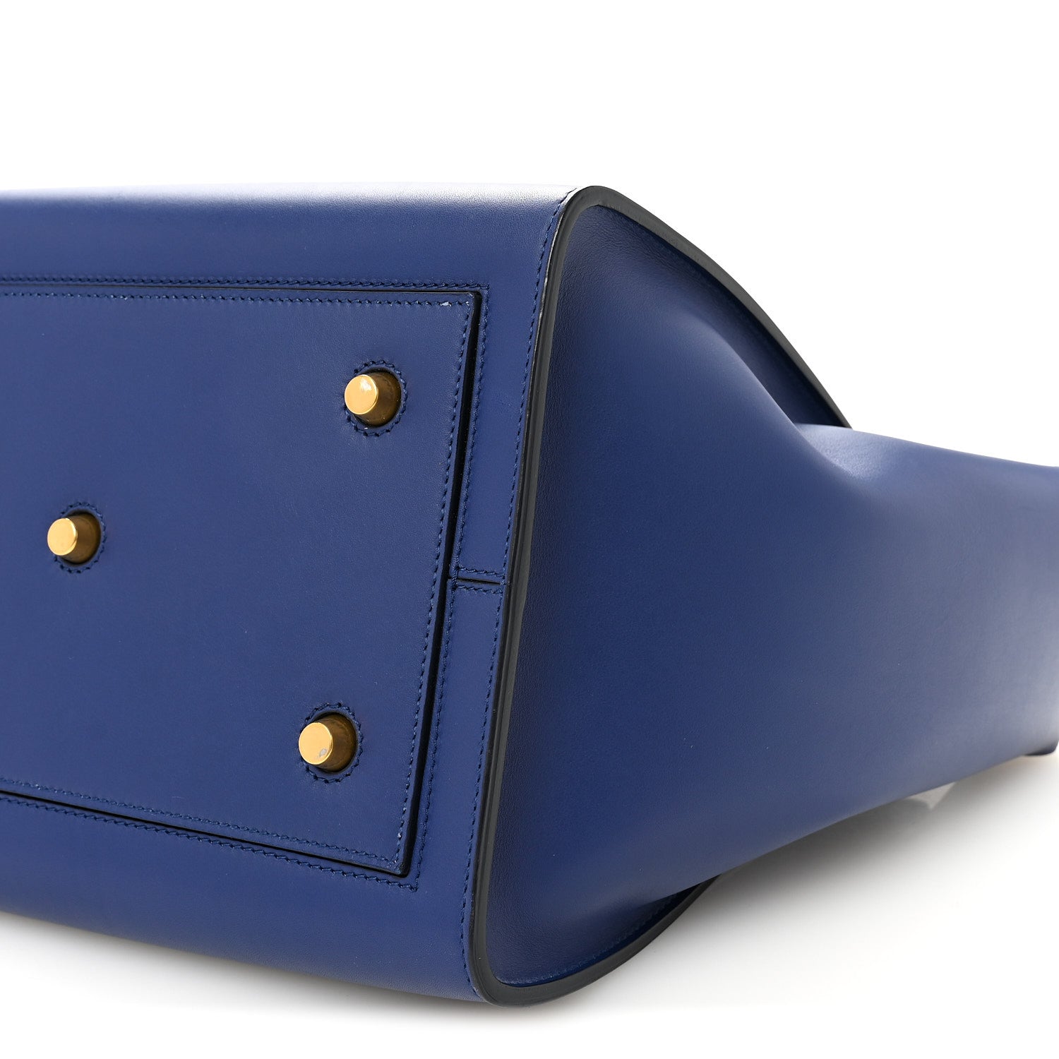 Celine Smooth Calfskin Small Tie Knot Tote Dark Indigo 9 of 9