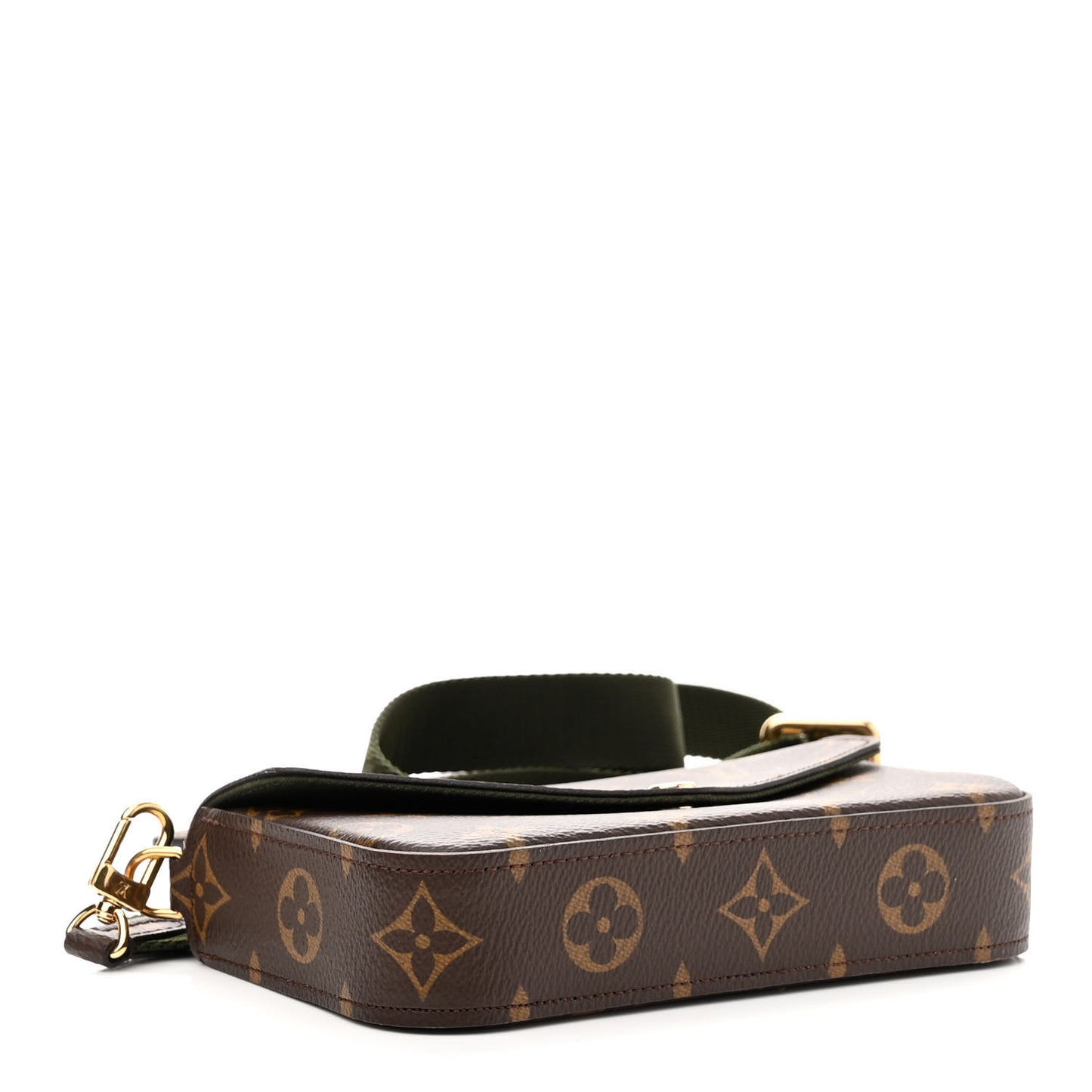 Monogram Felicie Strap & Go Kaki