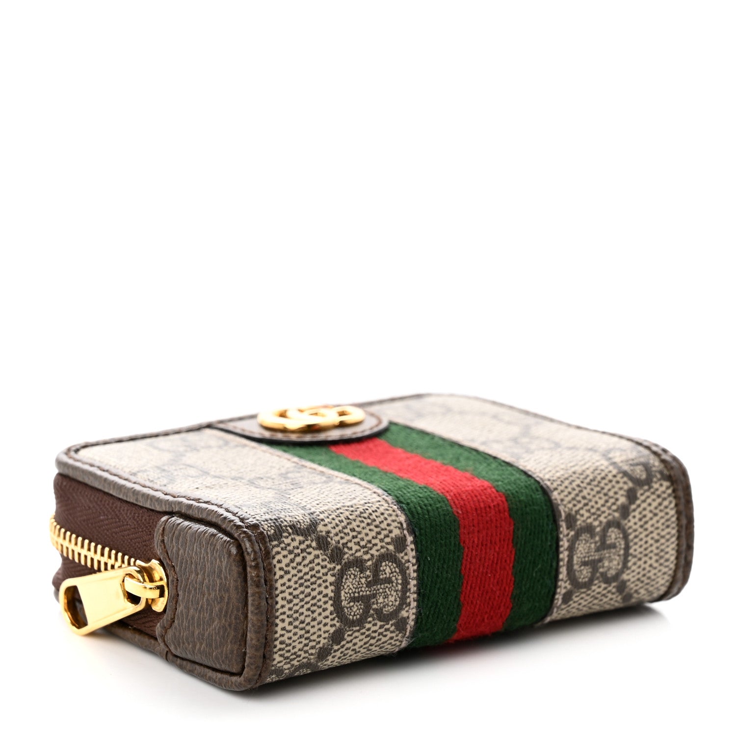 Gucci GG Supreme Monogram Web Ophidia Playing Card Case Beige New Acero 4 of 8