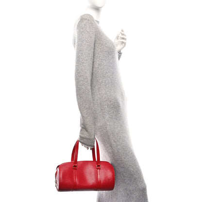 Louis Vuitton Epi Soufflot Castillan Red 2 of 15