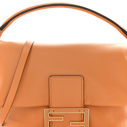 Fendi Shiny Nappa Small Mamma Baguette Burnt Orange 8 of 10