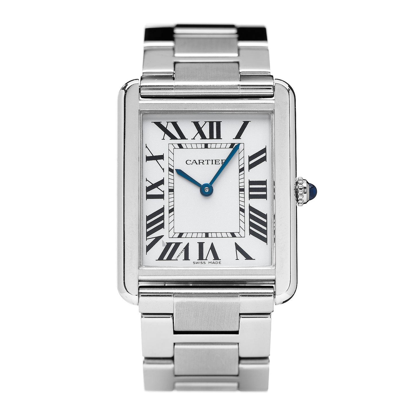 Stainless Steel 27mm Tank Solo Quartz Watch
