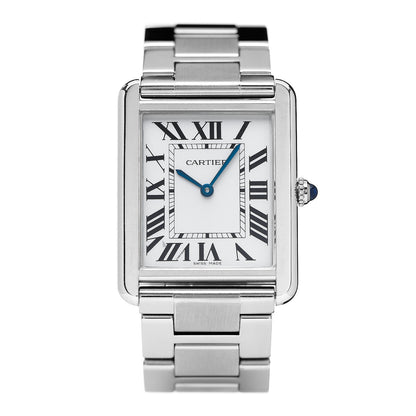 Cartier Stainless Steel 27mm Tank Solo Quartz Watch 1 of 7