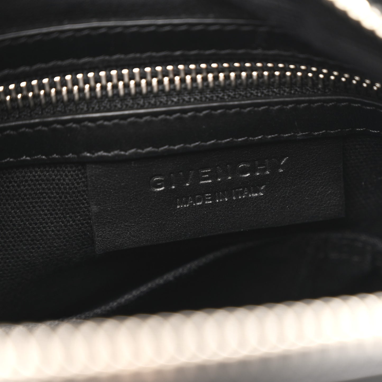 Calfskin Medium Pandora Logo Strap Black